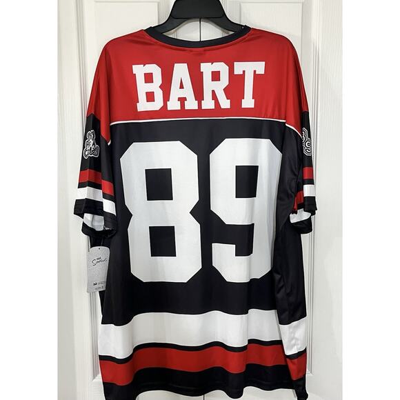 Simpson’s Men’s Graphic Bart Simpson Soccer Jersey, 2XL - Picture 2 of 13